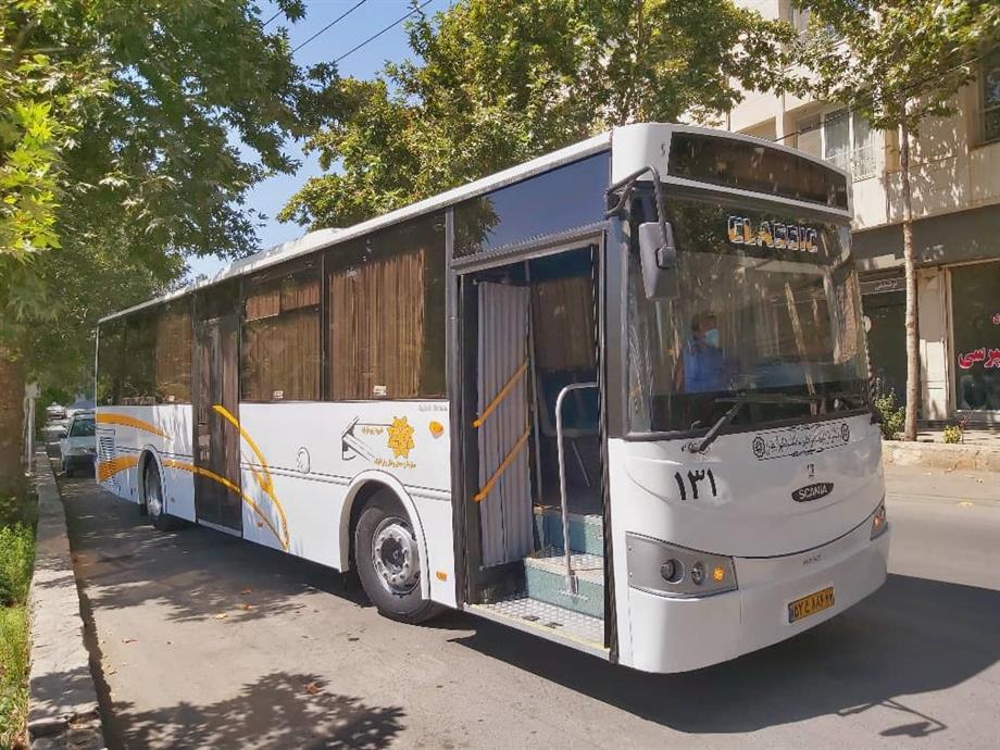 باز سازی سه دستگاه اتوبوس  ناوگان حمل و نقل  عمومی شهر طرقبه